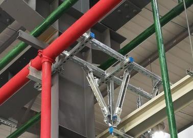 涡阳该抗震支架的整体式支吊架结构协调性好